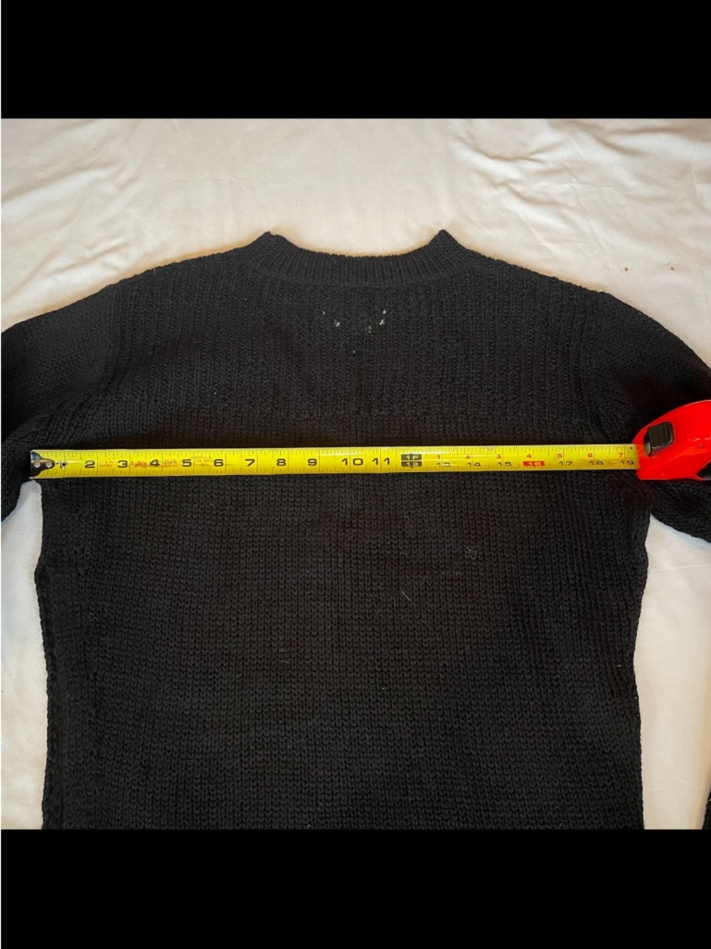 Isabel Marant Etoile Black Crewneck Sweater Alpaca Wool Sz 4 / Small